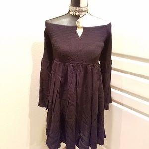 Torrid black smock style dress.